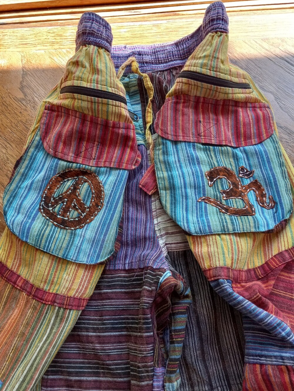 Patchwork Hippie Joggers!!! Bohemian, Festival - Picture 2 of 9